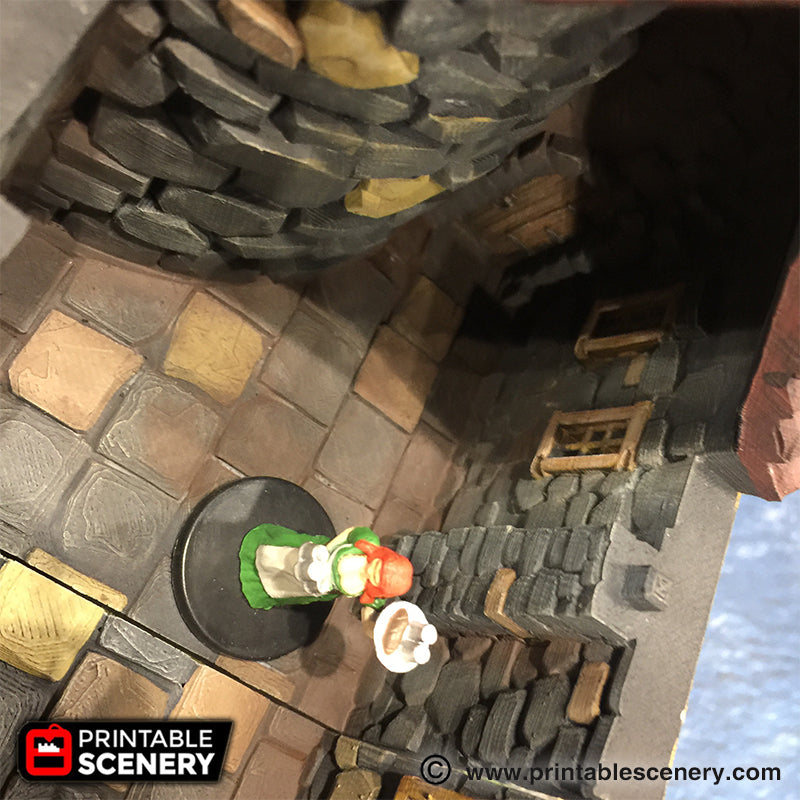 Port Winterdale Lighthouse – Printable Scenery 3D printed tabletop terrain