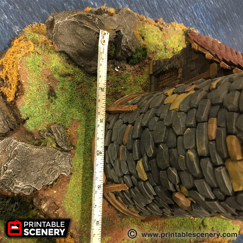 Port Winterdale Lighthouse – Printable Scenery 3D printed tabletop terrain