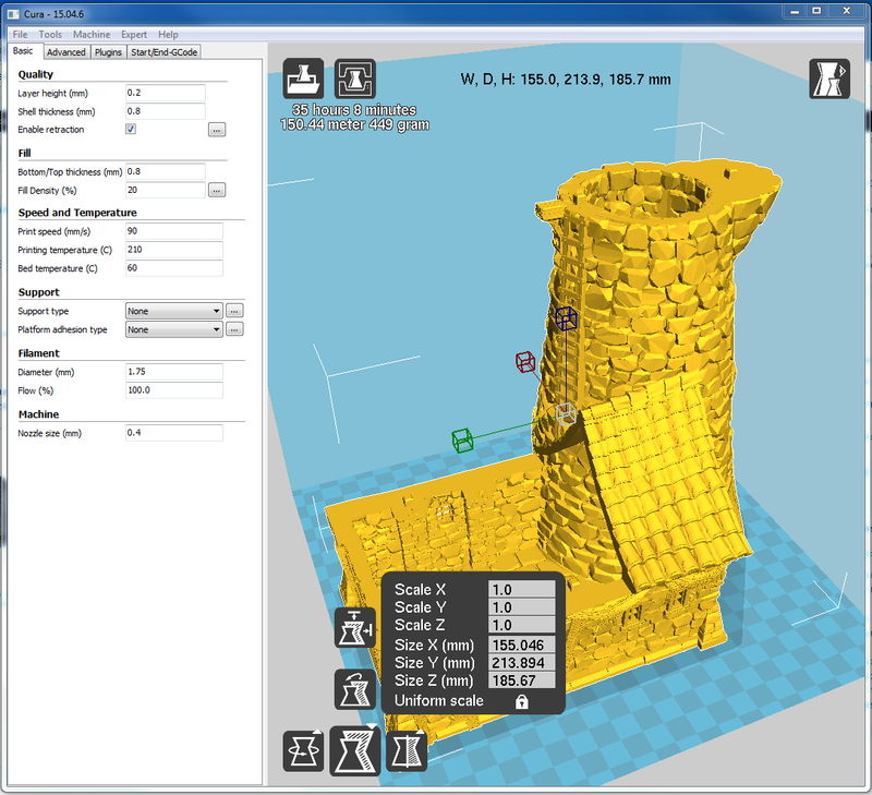 Port Winterdale Lighthouse – Printable Scenery 3D printed tabletop terrain