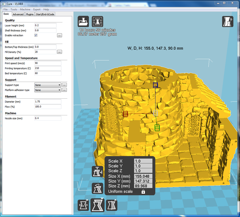 Port Winterdale Lighthouse – Printable Scenery 3D printed tabletop terrain