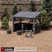 Castle Stables – Printable Scenery 3D printed tabletop terrain