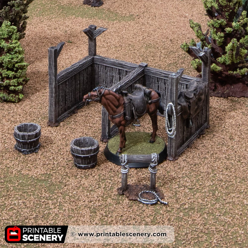 Castle Stables – Printable Scenery 3D printed tabletop terrain