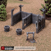 Castle Stables – Printable Scenery 3D printed tabletop terrain