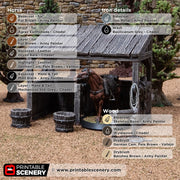 Castle Stables – Printable Scenery 3D printed tabletop terrain