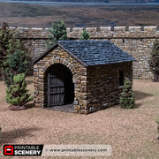 Castle Stone Barn – Printable Scenery 3D printed tabletop terrain
