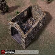 Castle Stone Barn – Printable Scenery 3D printed tabletop terrain