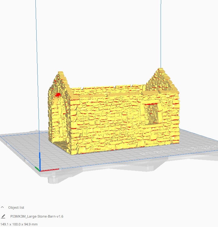Castle Stone Barn – Printable Scenery 3D printed tabletop terrain