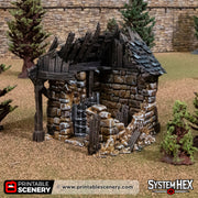 Ruined Outside Vault – Printable Scenery 3D printed tabletop terrain