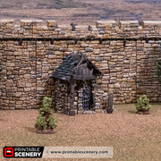 Ruined Outside Vault – Printable Scenery 3D printed tabletop terrain