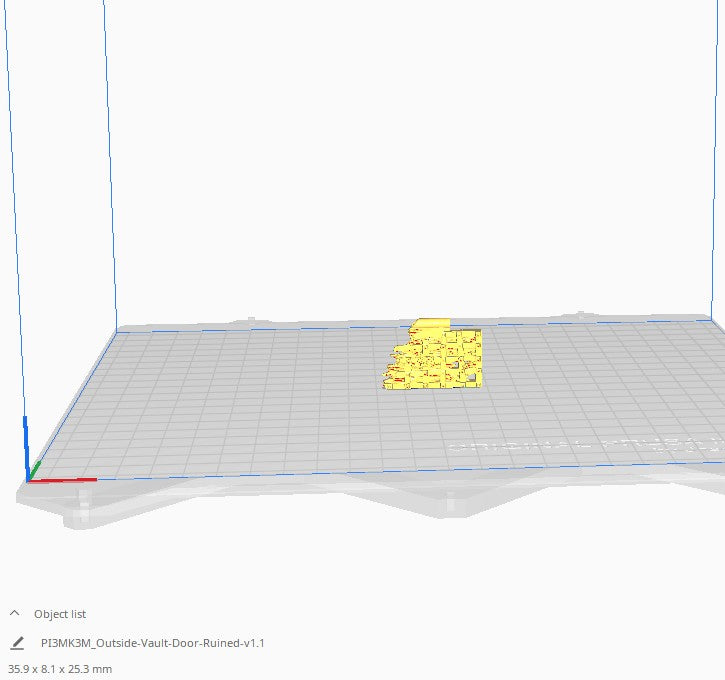 Ruined Outside Vault – Printable Scenery 3D printed tabletop terrain