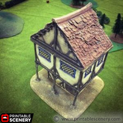 Winterdale Townhouse – Printable Scenery 3D printed tabletop terrain