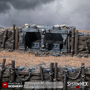 Trench Mausoleum – Trench Crusade compatible SystemHEX 3D printed terrain