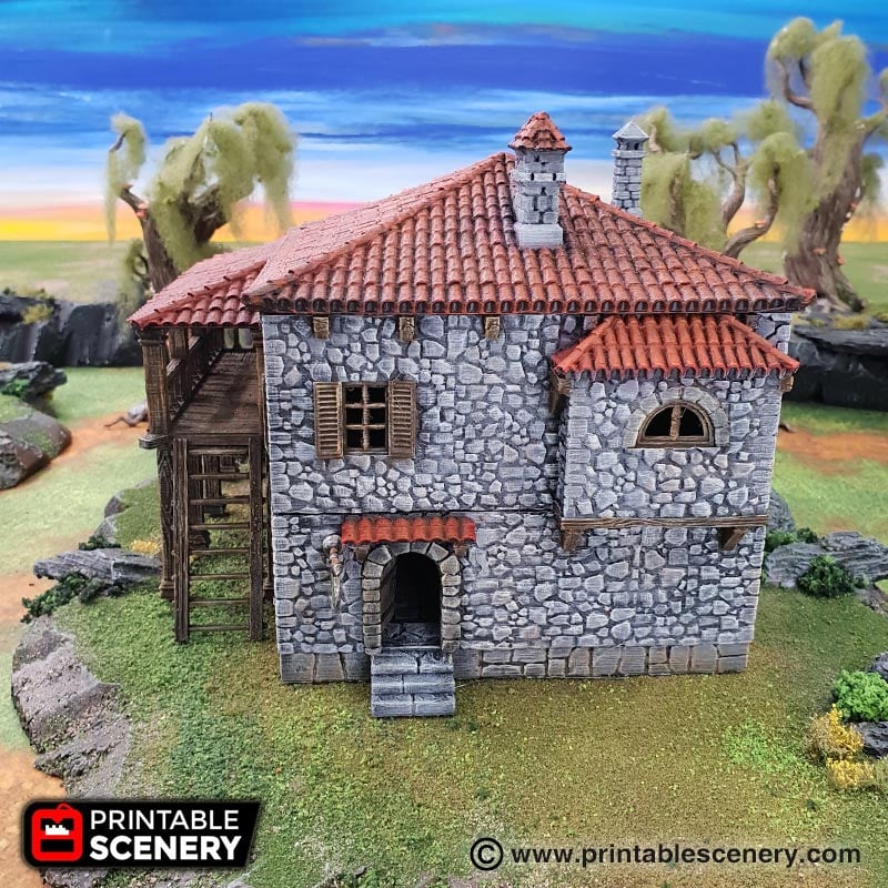 Port Winterdale Tavern – Printable Scenery 3D printed tabletop terrain
