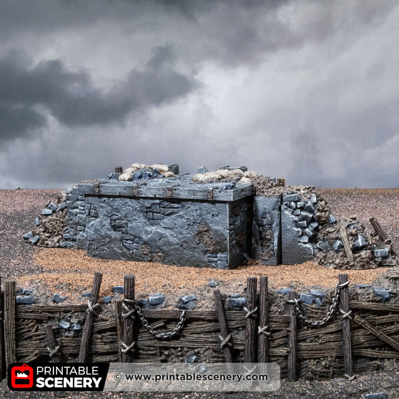 Trench Mausoleum – Trench Crusade compatible SystemHEX 3D printed terrain