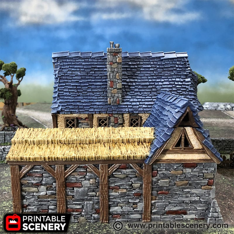 Winterdale Tavern – Printable Scenery 3D printed tabletop terrain