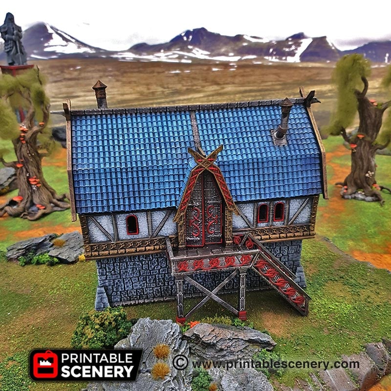 Dwarven Brewhouse – Printable Scenery 3D printed tabletop terrain