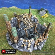Lost Tribes Burial Platform – Printable Scenery 3D printed tabletop terrain