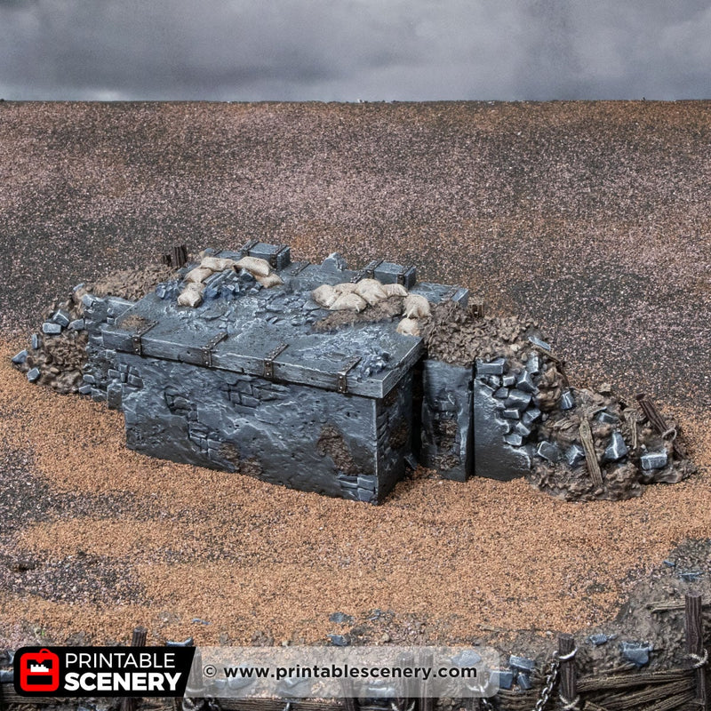 Trench Mausoleum – Trench Crusade compatible SystemHEX 3D printed terrain