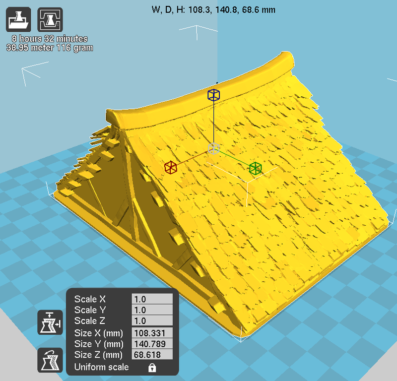 Winterdale Townhouse – Printable Scenery 3D printed tabletop terrain