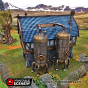 Dwarven Brewhouse – Printable Scenery 3D printed tabletop terrain