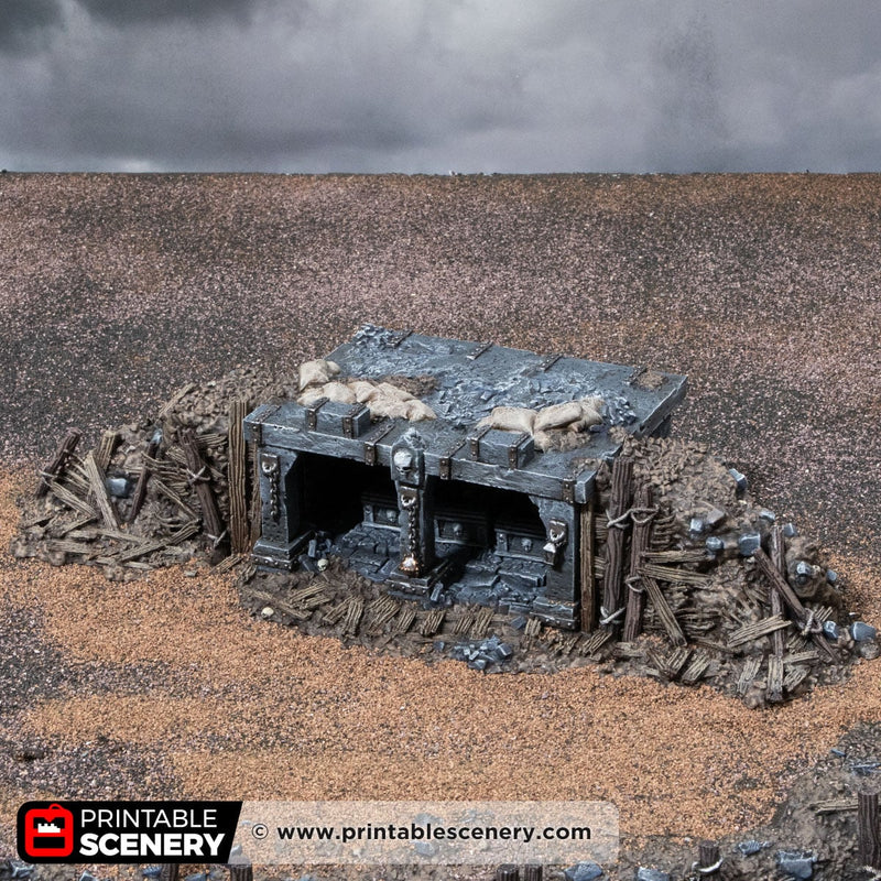Trench Mausoleum – Trench Crusade compatible SystemHEX 3D printed terrain