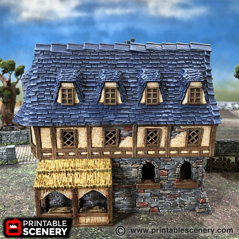 Winterdale Tavern – Printable Scenery 3D printed tabletop terrain