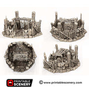 Lost Tribes Burial Platform – Printable Scenery 3D printed tabletop terrain