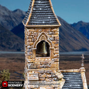 Castle Church – Printable Scenery 3D printed tabletop terrain
