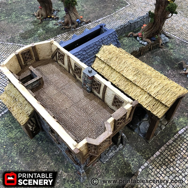 Winterdale Tavern – Printable Scenery 3D printed tabletop terrain