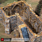 Castle Church – Printable Scenery 3D printed tabletop terrain
