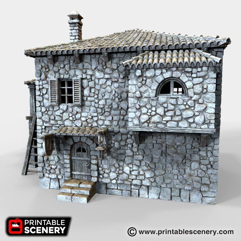 Port Winterdale Tavern – Printable Scenery 3D printed tabletop terrain
