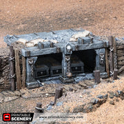 Trench Mausoleum – Trench Crusade compatible SystemHEX 3D printed terrain