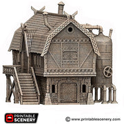 Dwarven Brewhouse – Printable Scenery 3D printed tabletop terrain