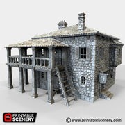 Port Winterdale Tavern – Printable Scenery 3D printed tabletop terrain