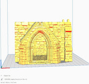 Castle Church – Printable Scenery 3D printed tabletop terrain