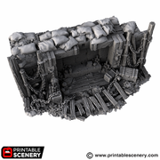 Sunken Trench Shrine – Trench Crusade compatible SystemHEX 3D printed terrain