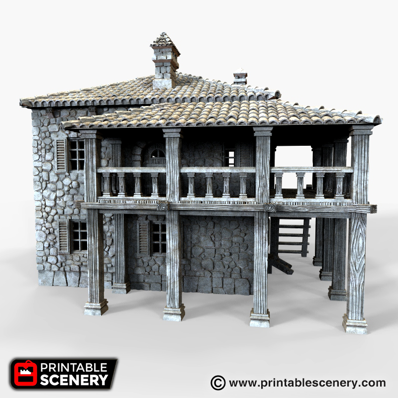 Port Winterdale Tavern – Printable Scenery 3D printed tabletop terrain