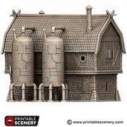 Dwarven Brewhouse – Printable Scenery 3D printed tabletop terrain