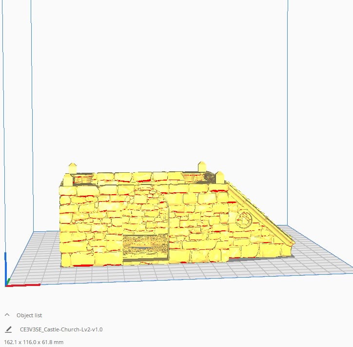 Castle Church – Printable Scenery 3D printed tabletop terrain