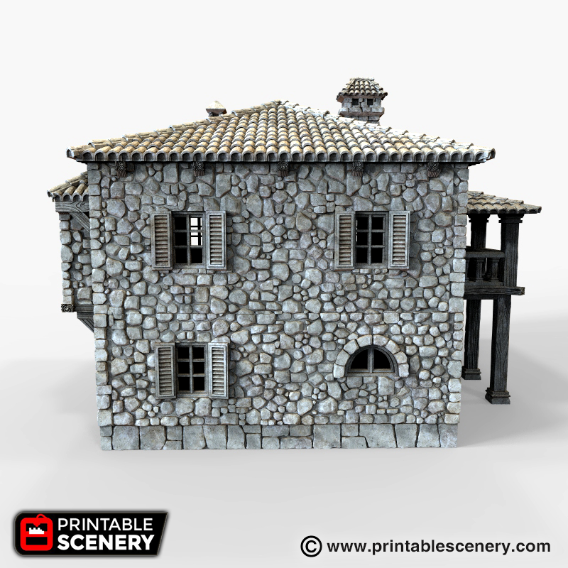 Port Winterdale Tavern – Printable Scenery 3D printed tabletop terrain