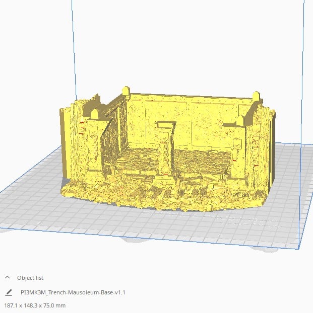 Trench Mausoleum – Trench Crusade compatible SystemHEX 3D printed terrain