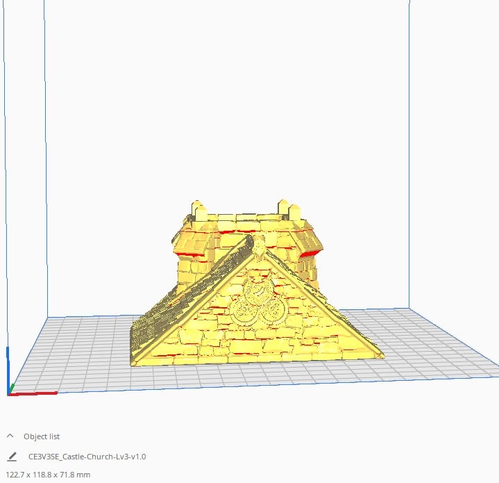 Castle Church – Printable Scenery 3D printed tabletop terrain