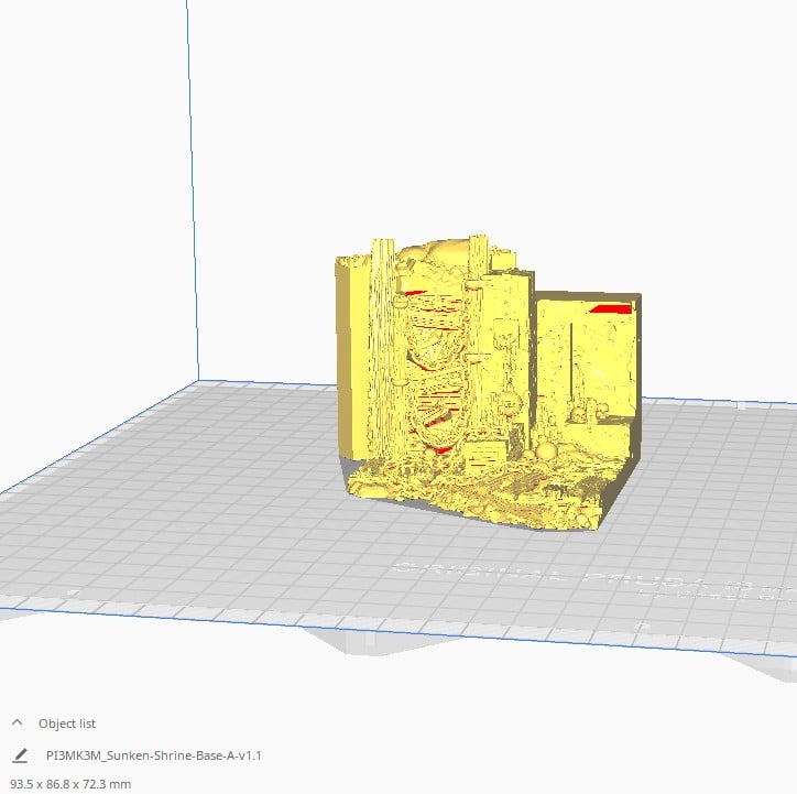 Sunken Trench Shrine – Trench Crusade compatible SystemHEX 3D printed terrain