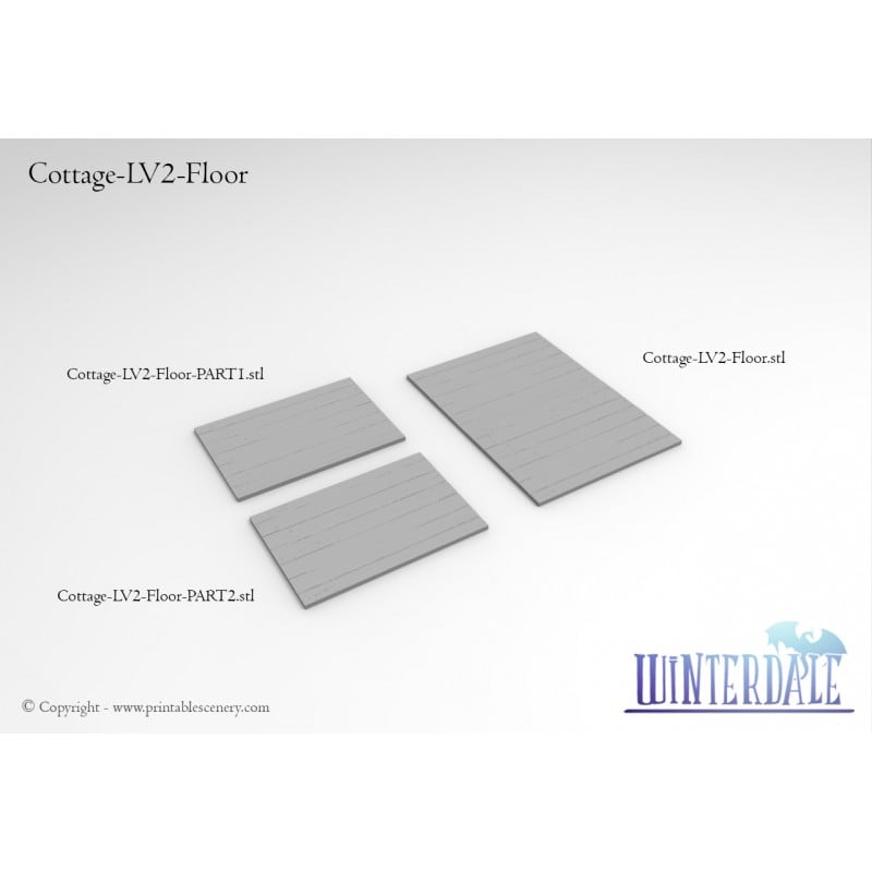 Winterdale Townhouse – Printable Scenery 3D printed tabletop terrain
