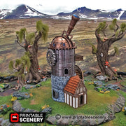 Winterdale Observatory – Printable Scenery 3D printed tabletop terrain