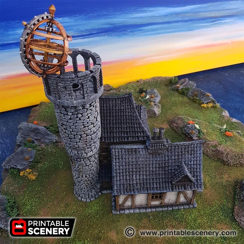 Port Winterdale Navigators' Guild – Printable Scenery 3D printed tabletop terrain