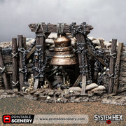 Trench Bell – Trench Crusade compatible SystemHEX 3D printed terrain