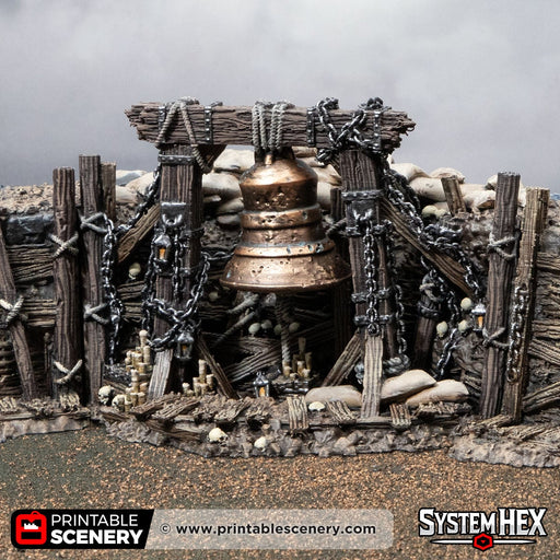 Trench Bell – Trench Crusade compatible SystemHEX 3D printed terrain