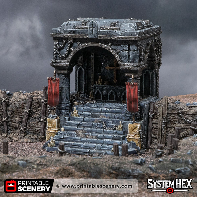 Shrine of Damnation – Trench Crusade compatible SystemHEX 3D printed terrain