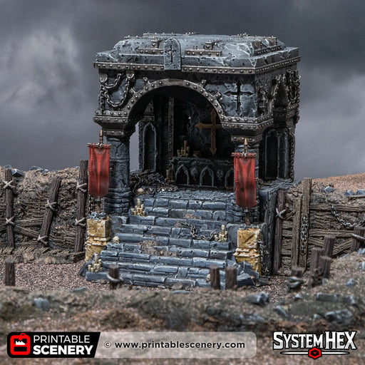 Shrine of Damnation – Trench Crusade compatible SystemHEX 3D printed terrain